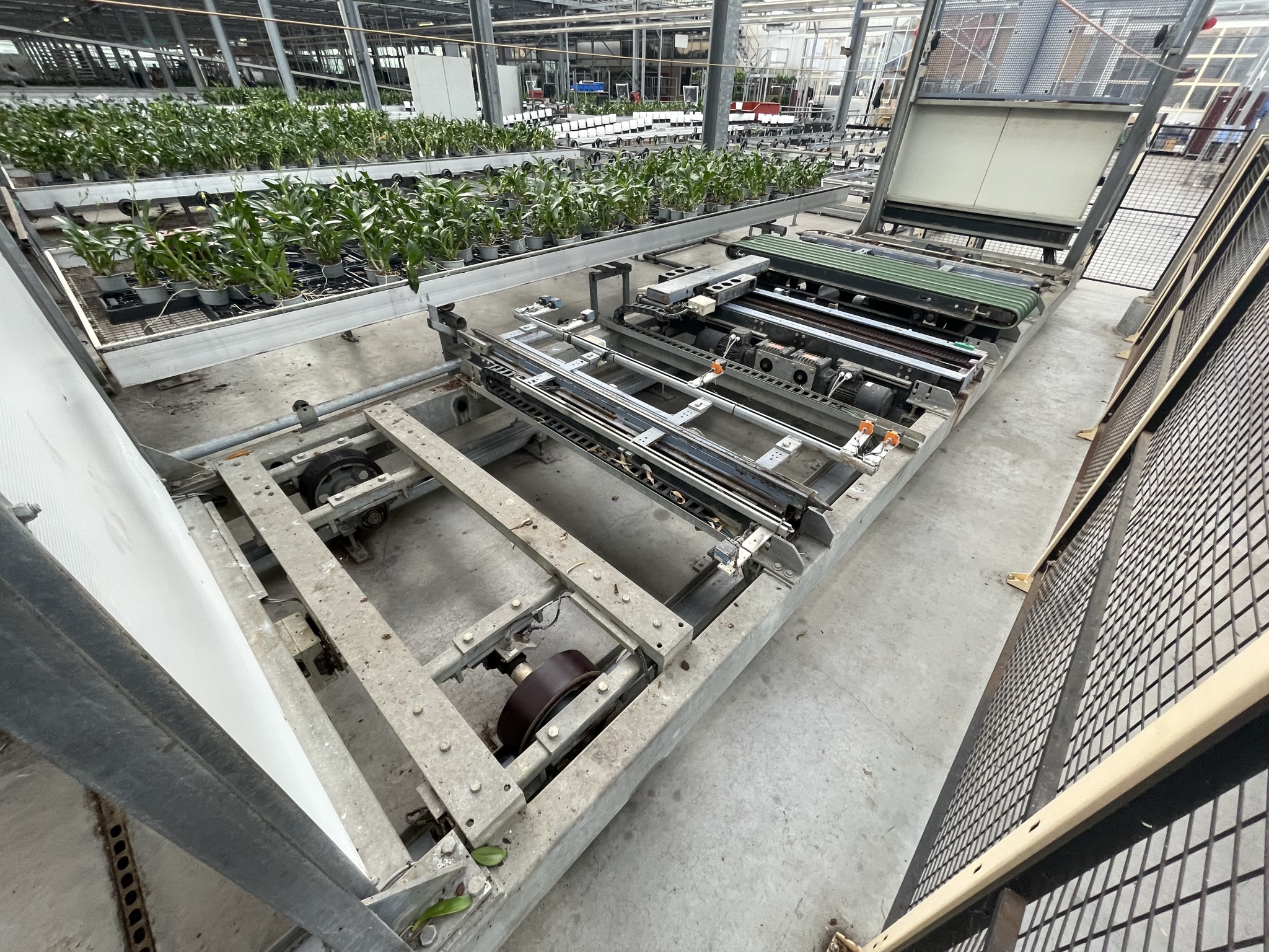 Automatic container transporter