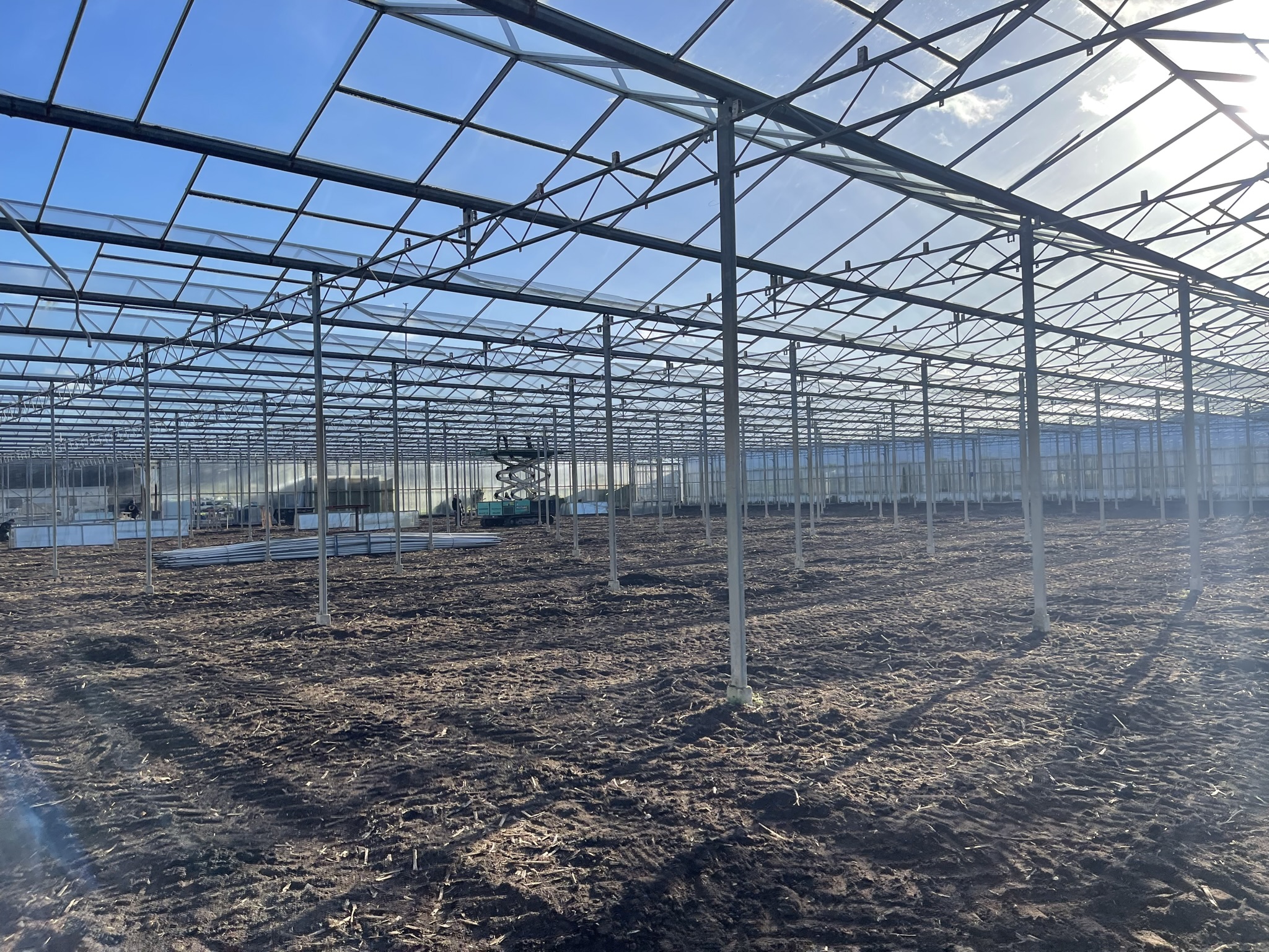 Venlo greenhouse 6,40 m 16.418 m²
