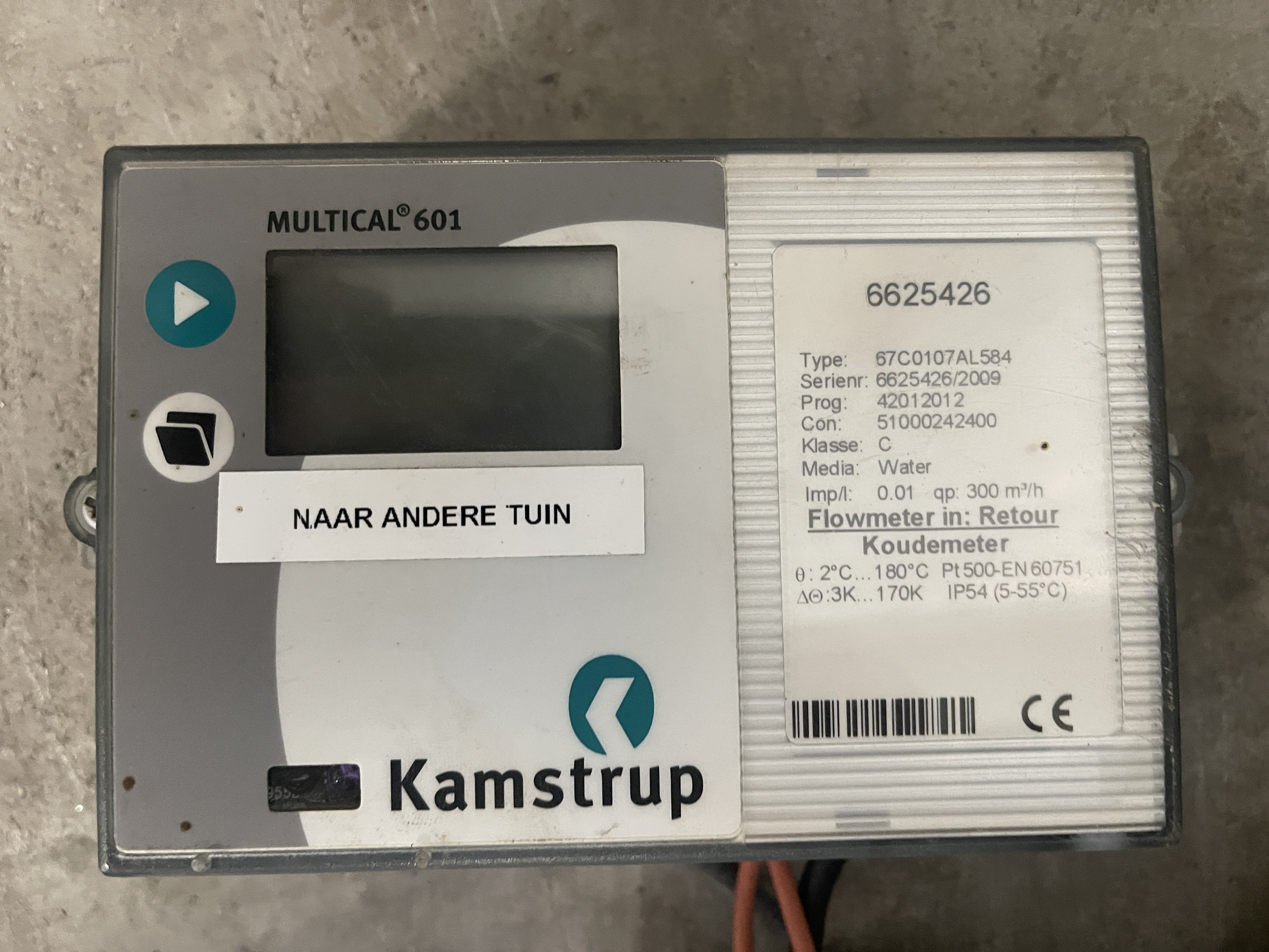 Krohne flow sensor Optiflux 2000