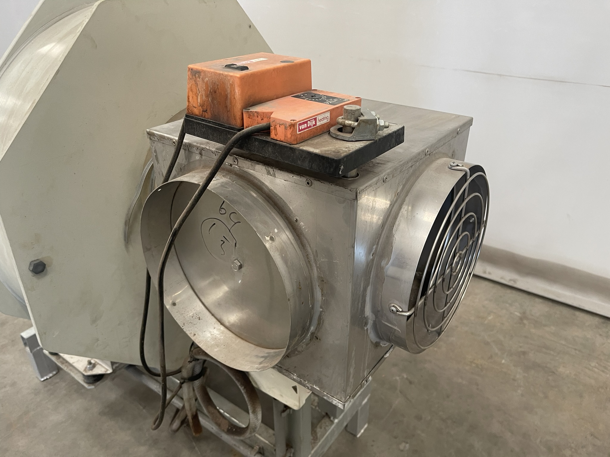 CO² ventilator 2,2 kW van Dijk Heating