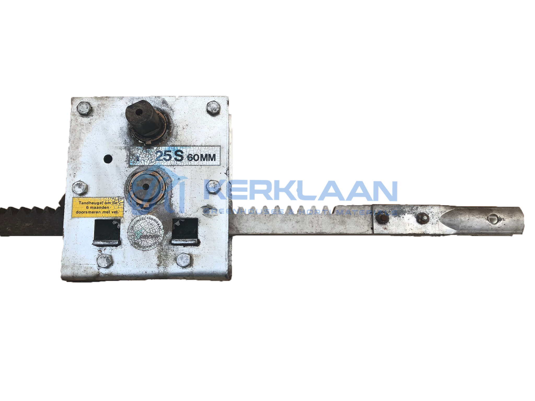 De Ridder rack pinion mechanisms