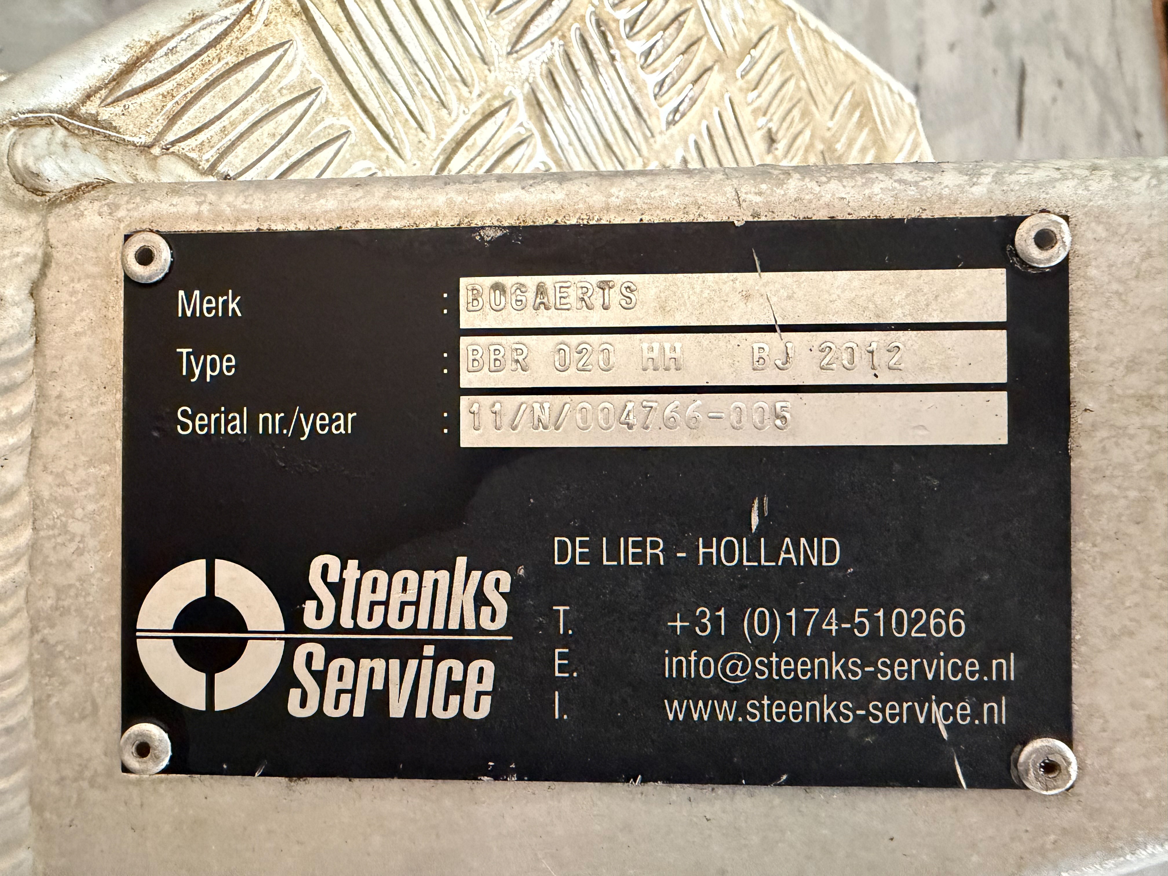 Bogaerts buisrail hoogwerker