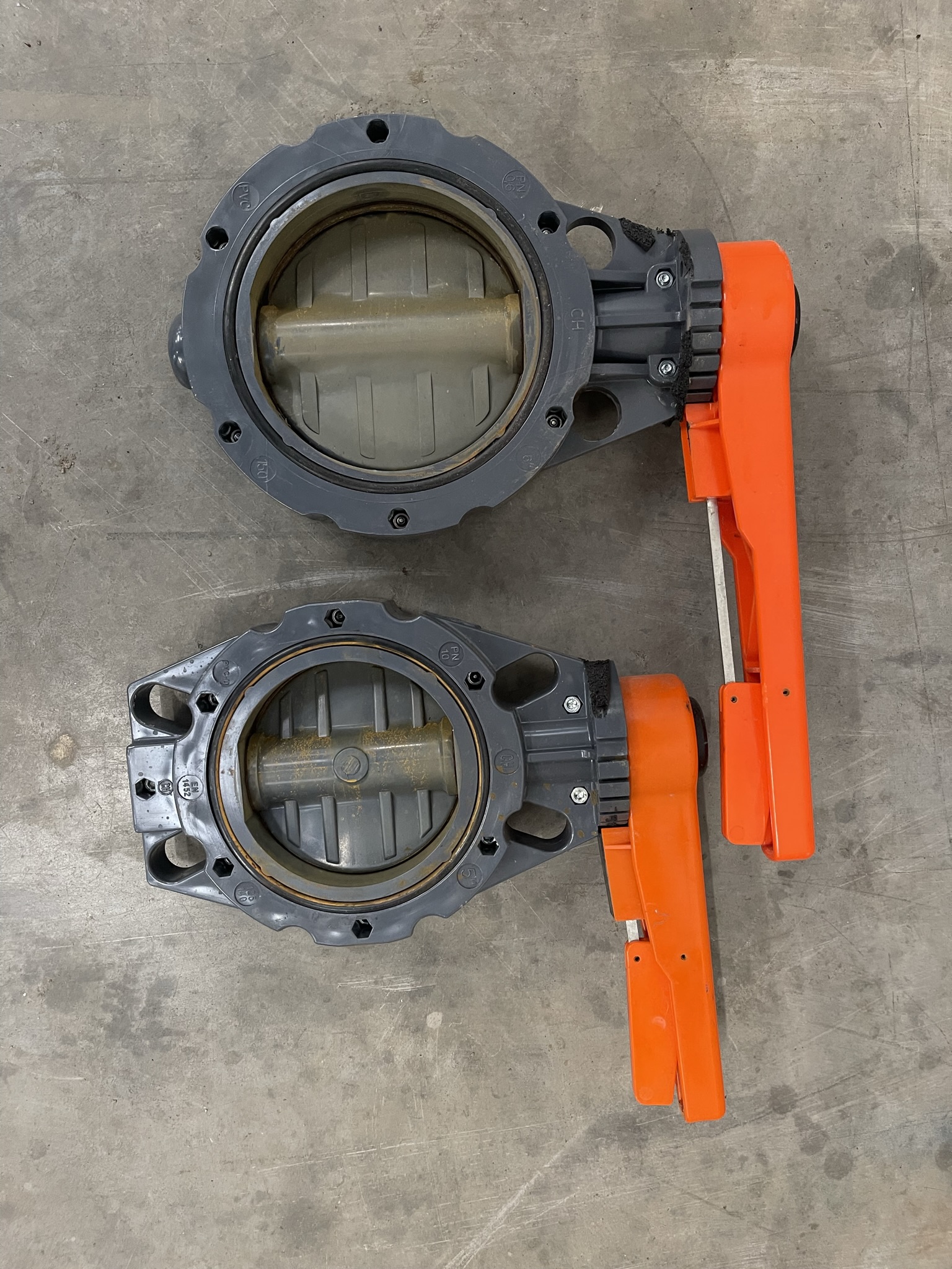 Diverse vlinderkleppen