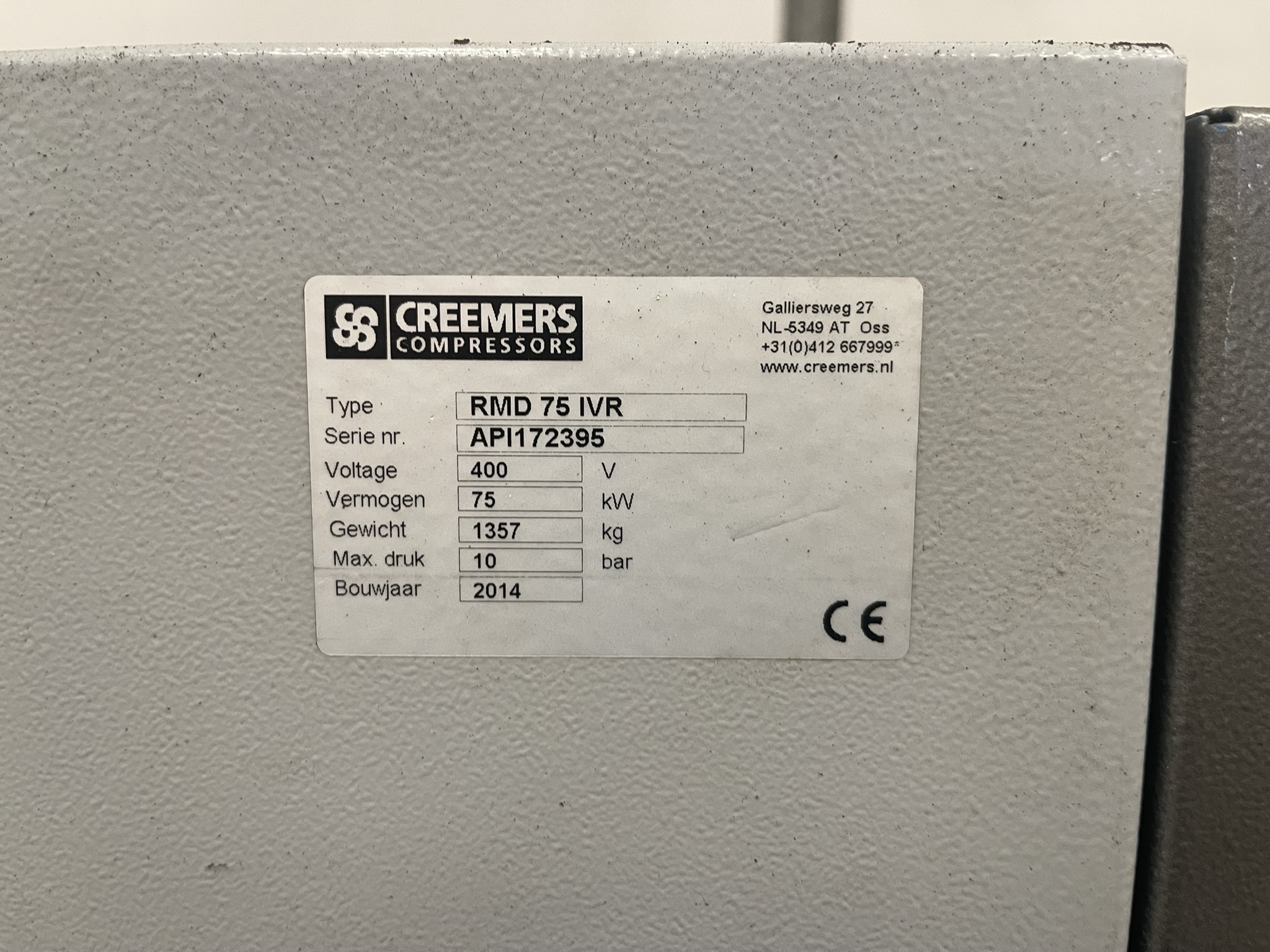 Creemers compressor