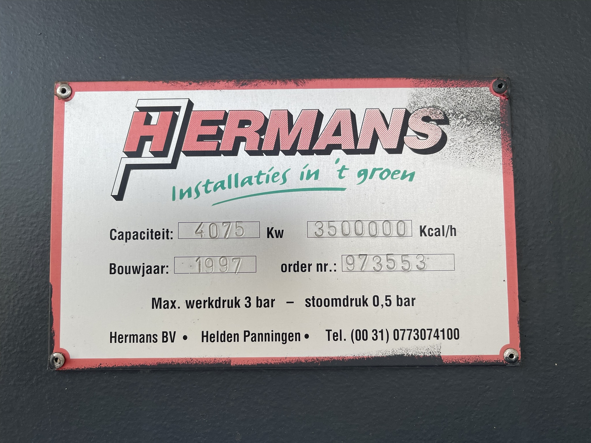 Hermans ketelinstallatie