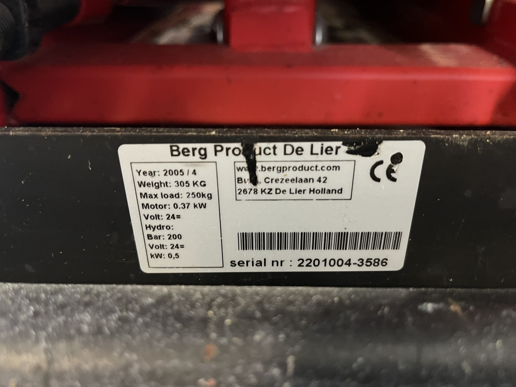 Berg buisrail hoogwerkers