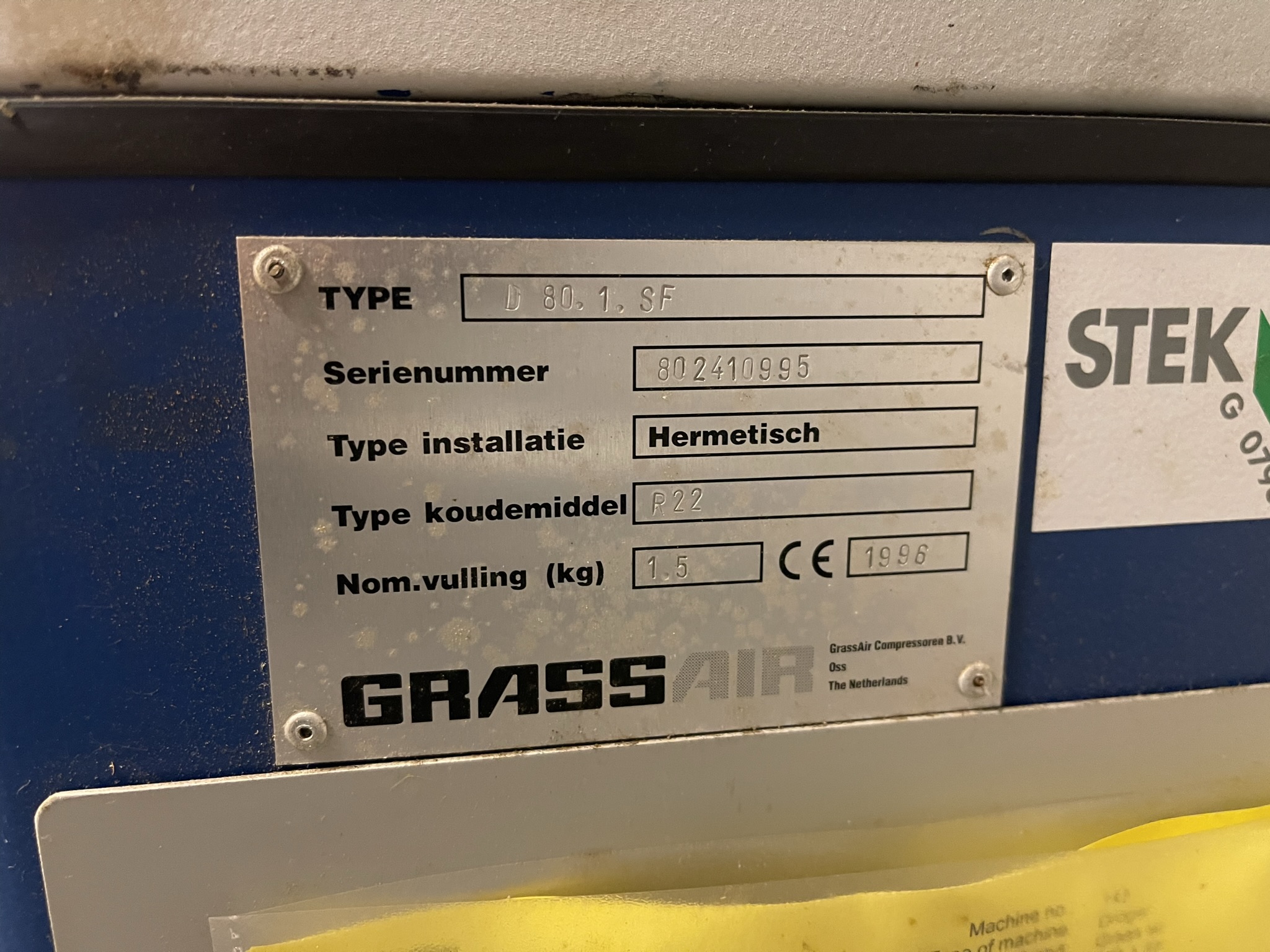 GrassAir screw compressor system