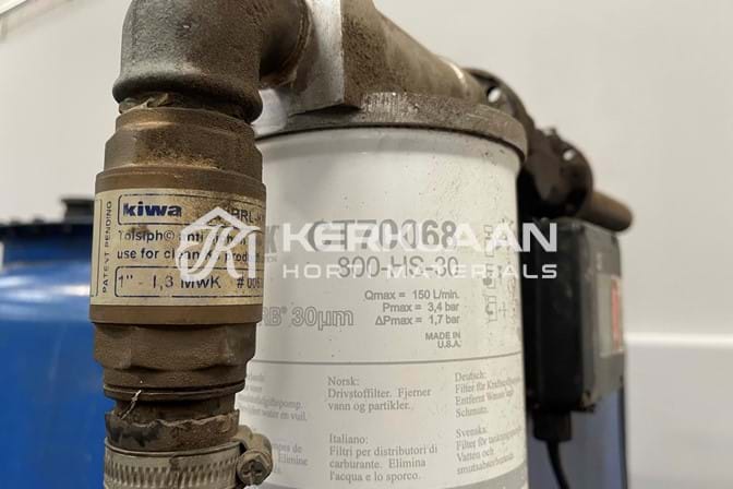 Brandstoftank 3000 liter incl. opvangbak