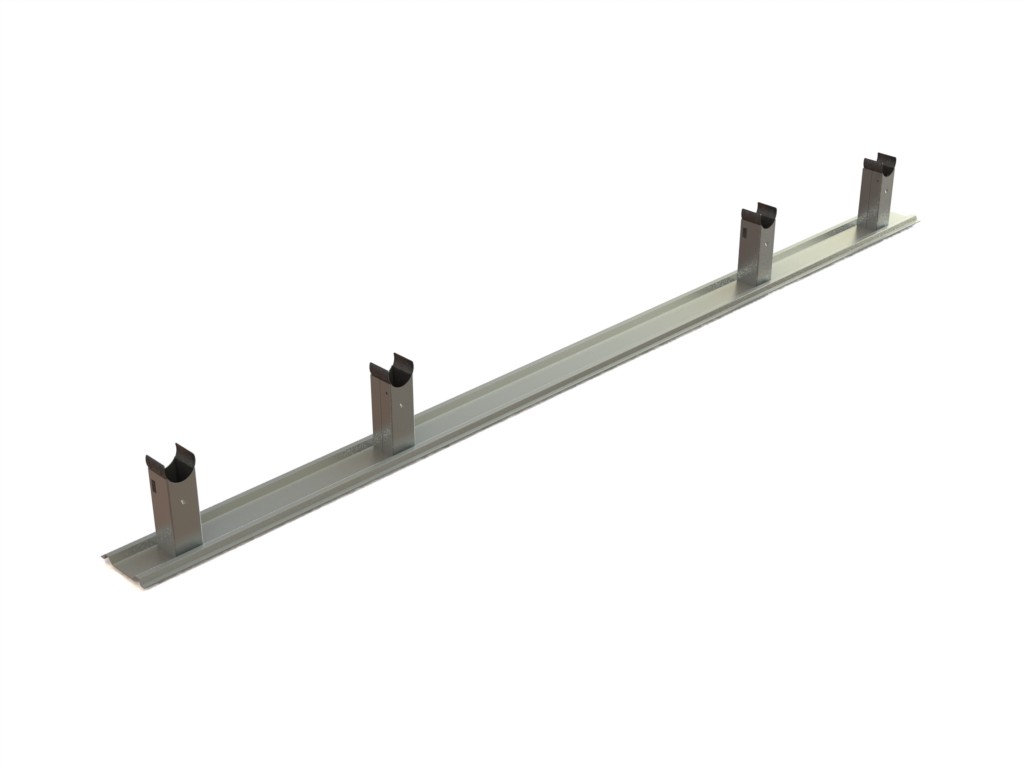 Pipe rail supports long layer system new