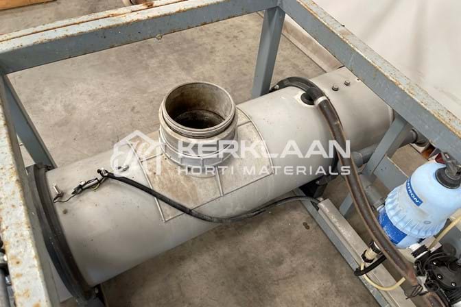 Pump unit for roll container conveyors