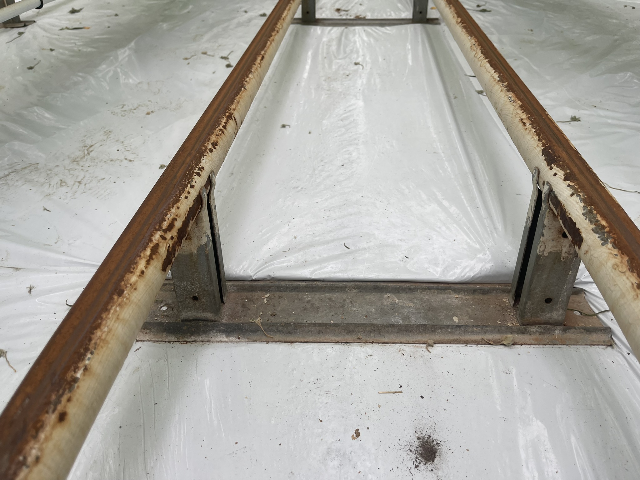 Buisrailsteunen geklemd 150 mm