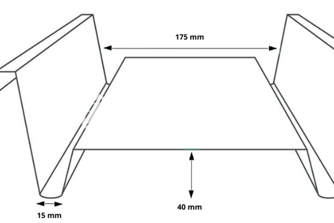 Teeltgoten 175 mm