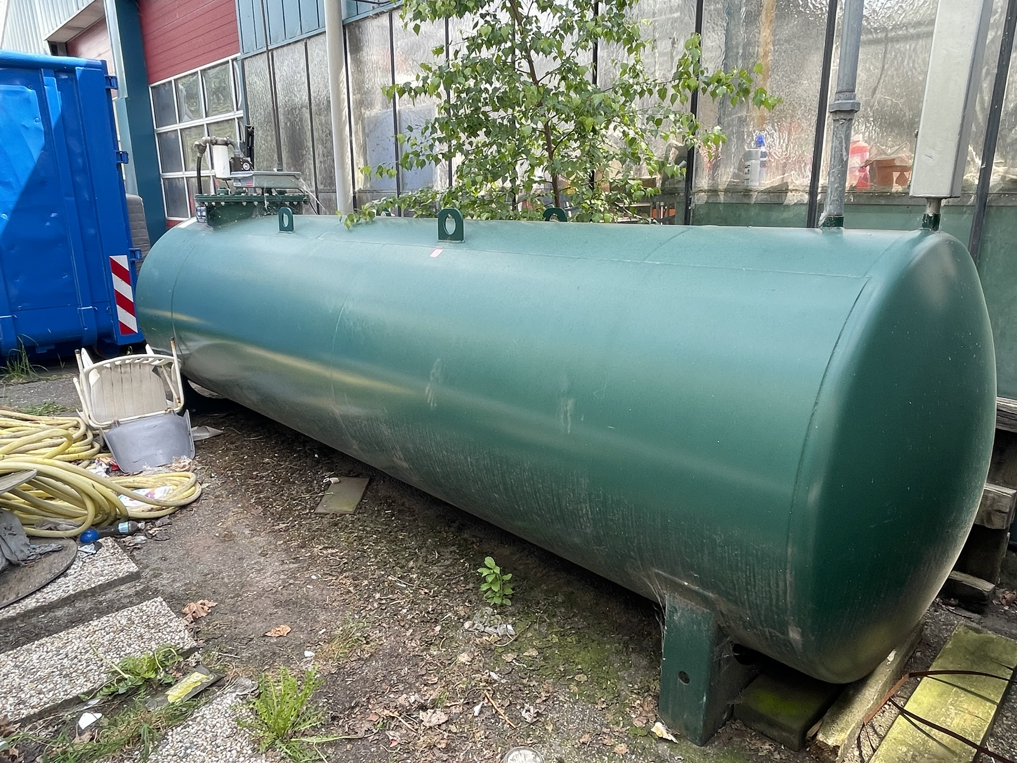 Dubbelwandige dieseltank 6.000 liter
