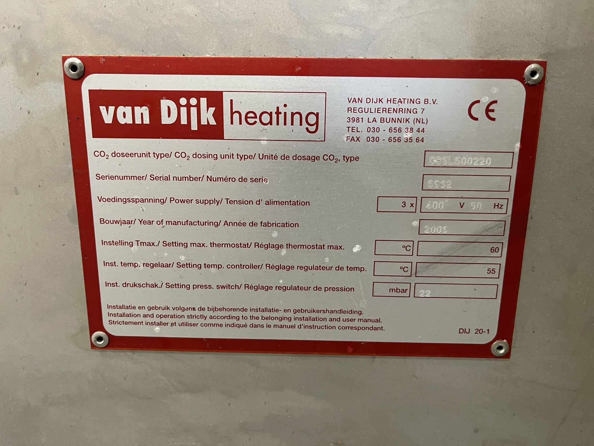 CO² ventilator 22 kW