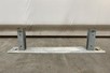 Pipe rail supports clamped 150 mm