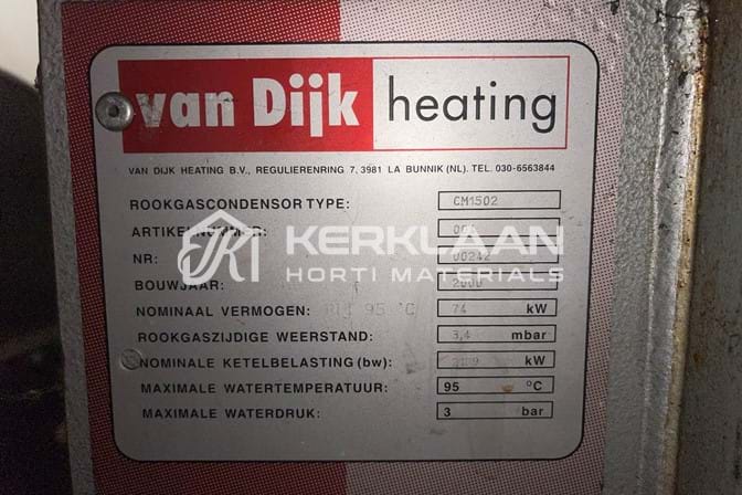 Rookgascondensor Van Dijk Heating