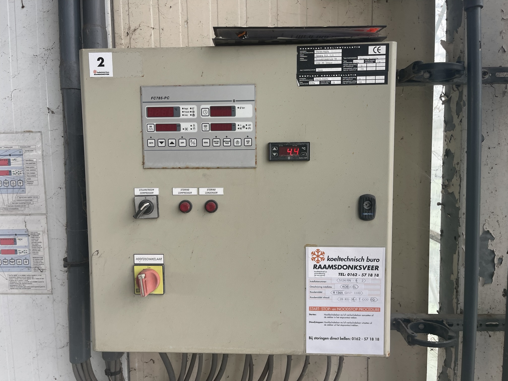 Koelcel 343 m³ / 93 m²