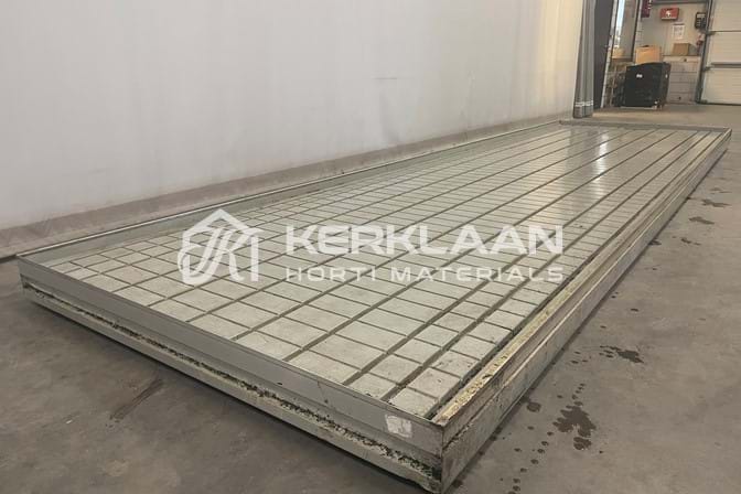 Aluminium rolcontainers met plastic eb en vloedbodem