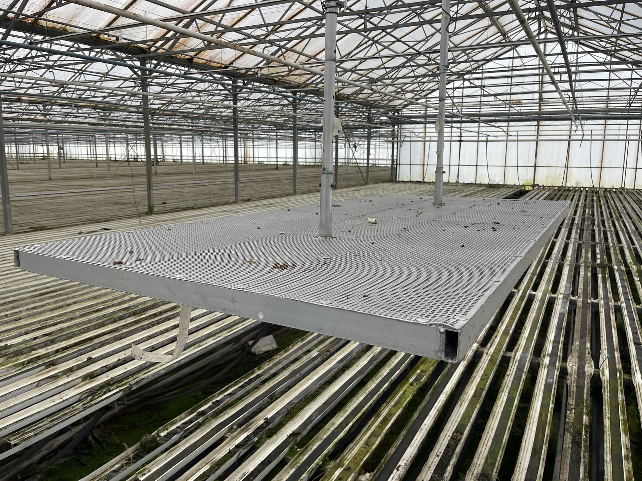 Over crop hanging trolleys 1900x900 mm