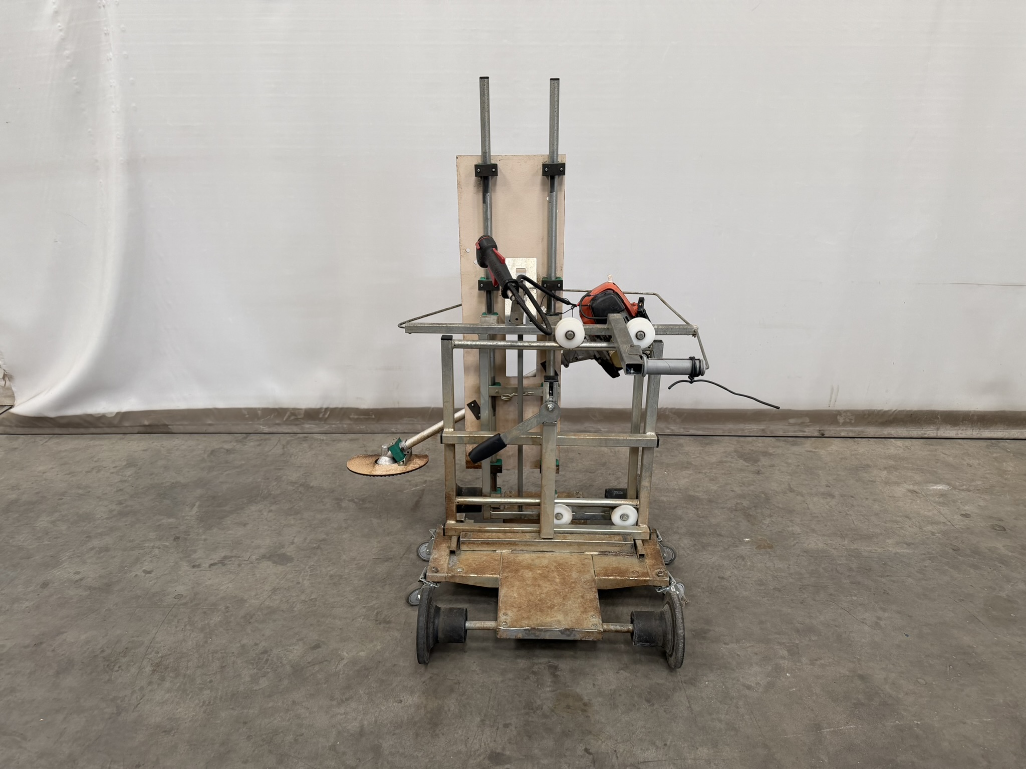 pipe rail log saw