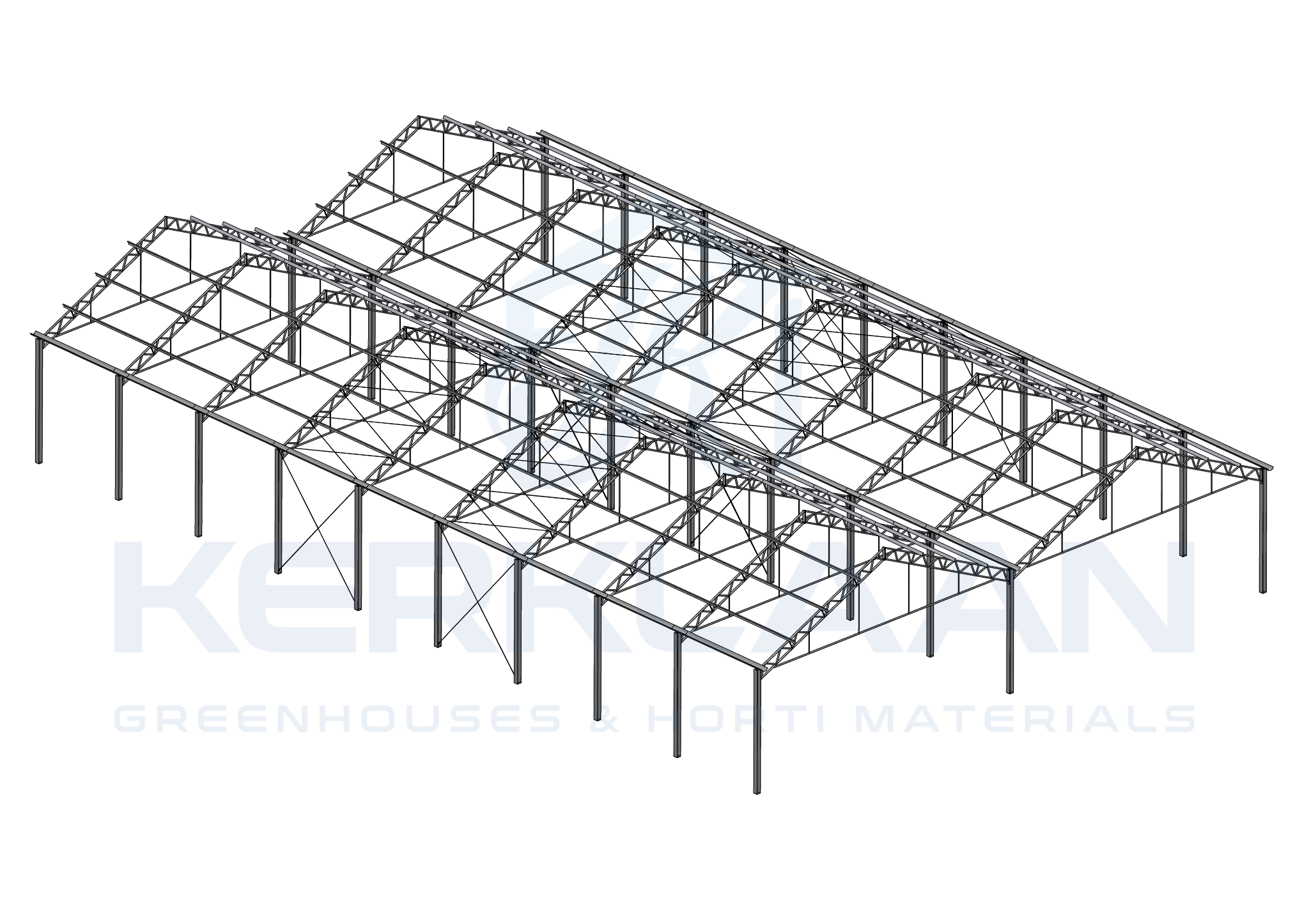 Complete staalconstructie 983 m²