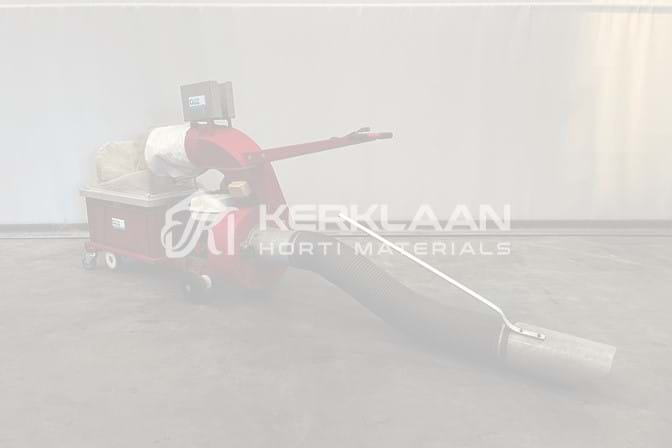 Leaf vacuum pipe rail trolley