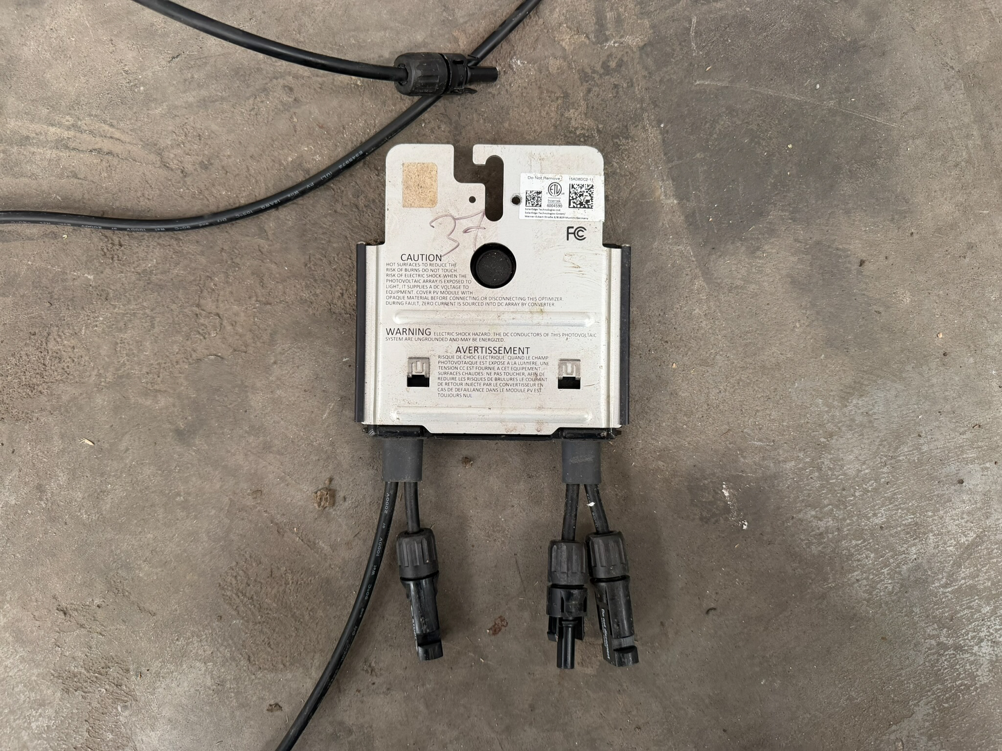 Solar panel installation