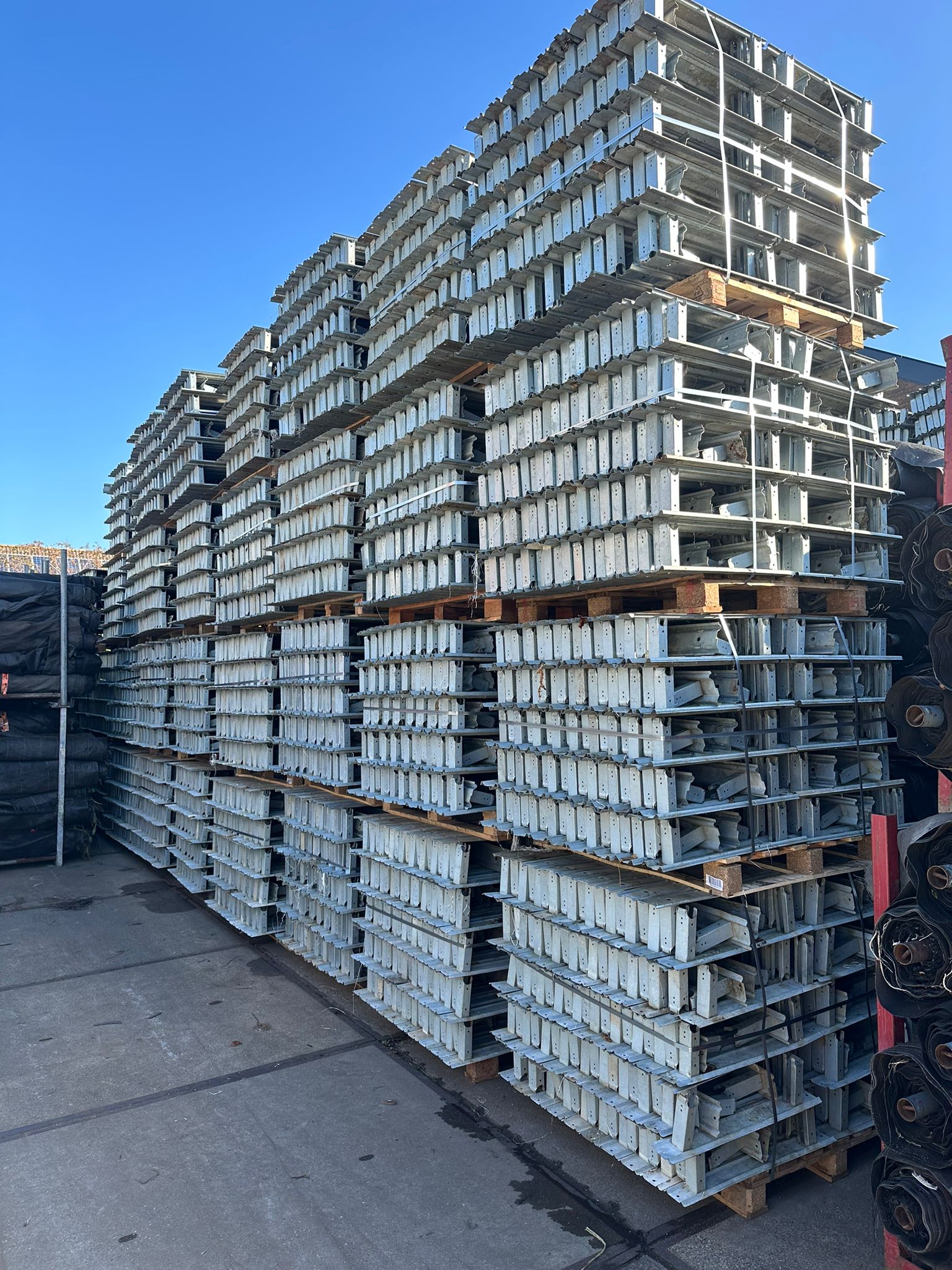 Buisrailsteunen geklemd 150 mm