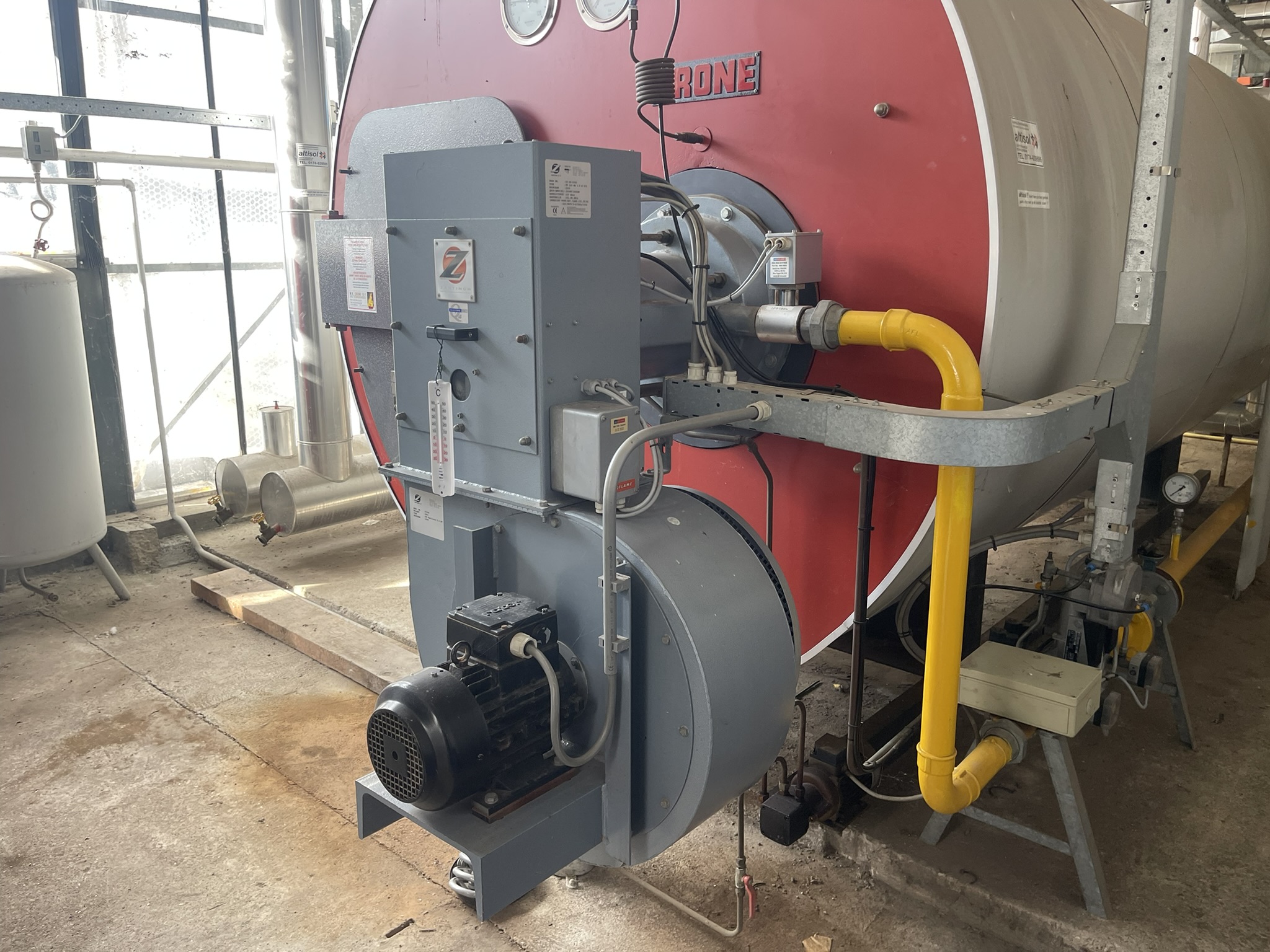 Crone boiler installation