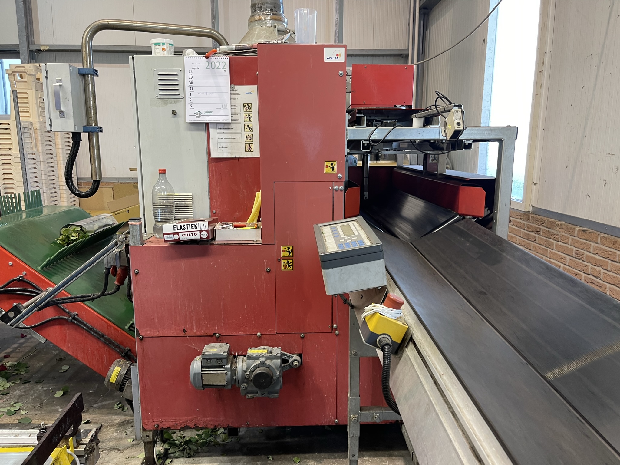 Aweta rozensorteermachine incl. IRISS sorteer systeem & sealer