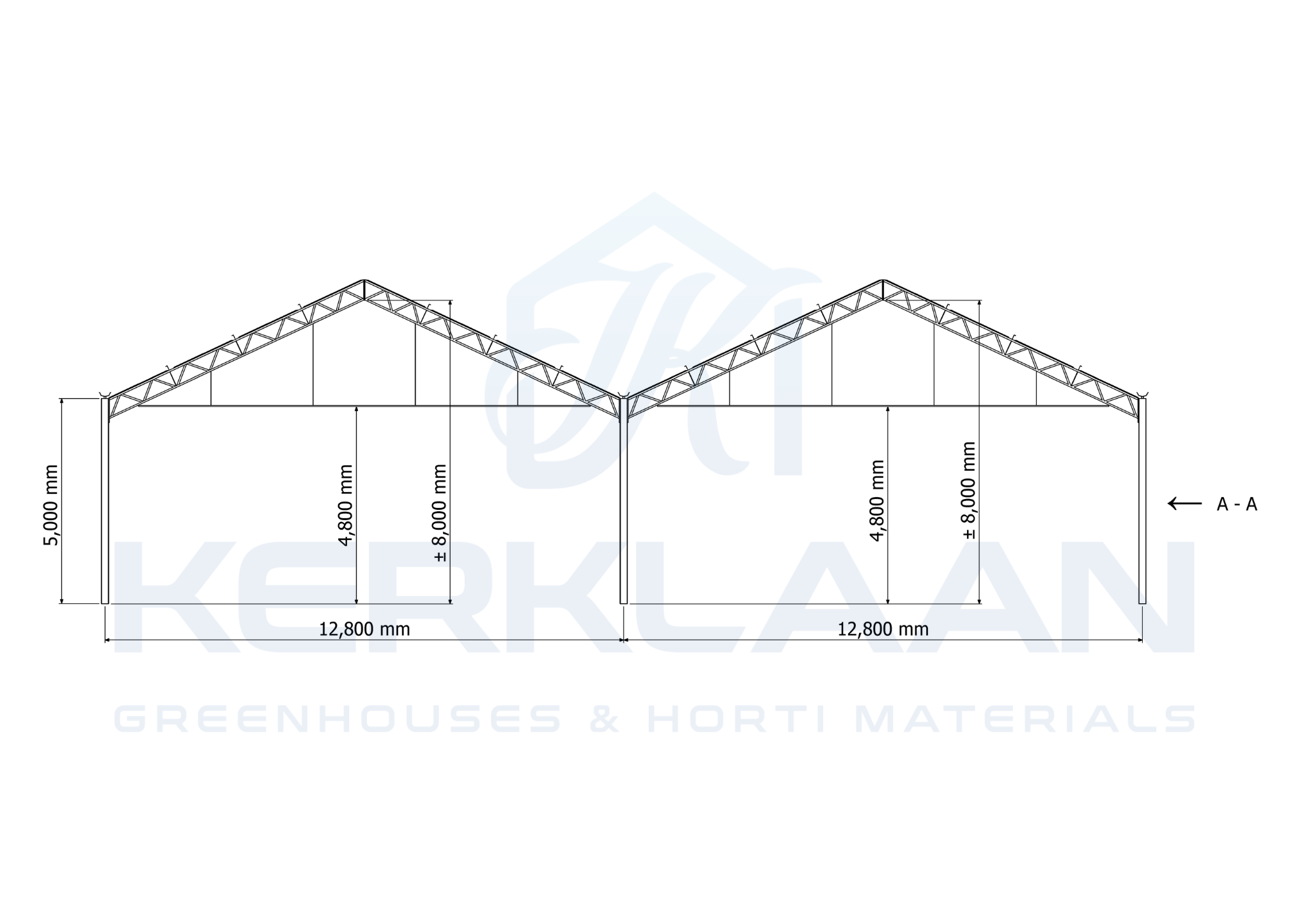 Complete staalconstructie 983 m²