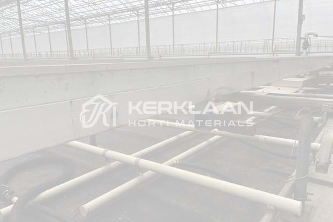 Aluminium mobile containers with mesh bottom