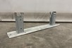 Piperail supports clamped 130 mm
