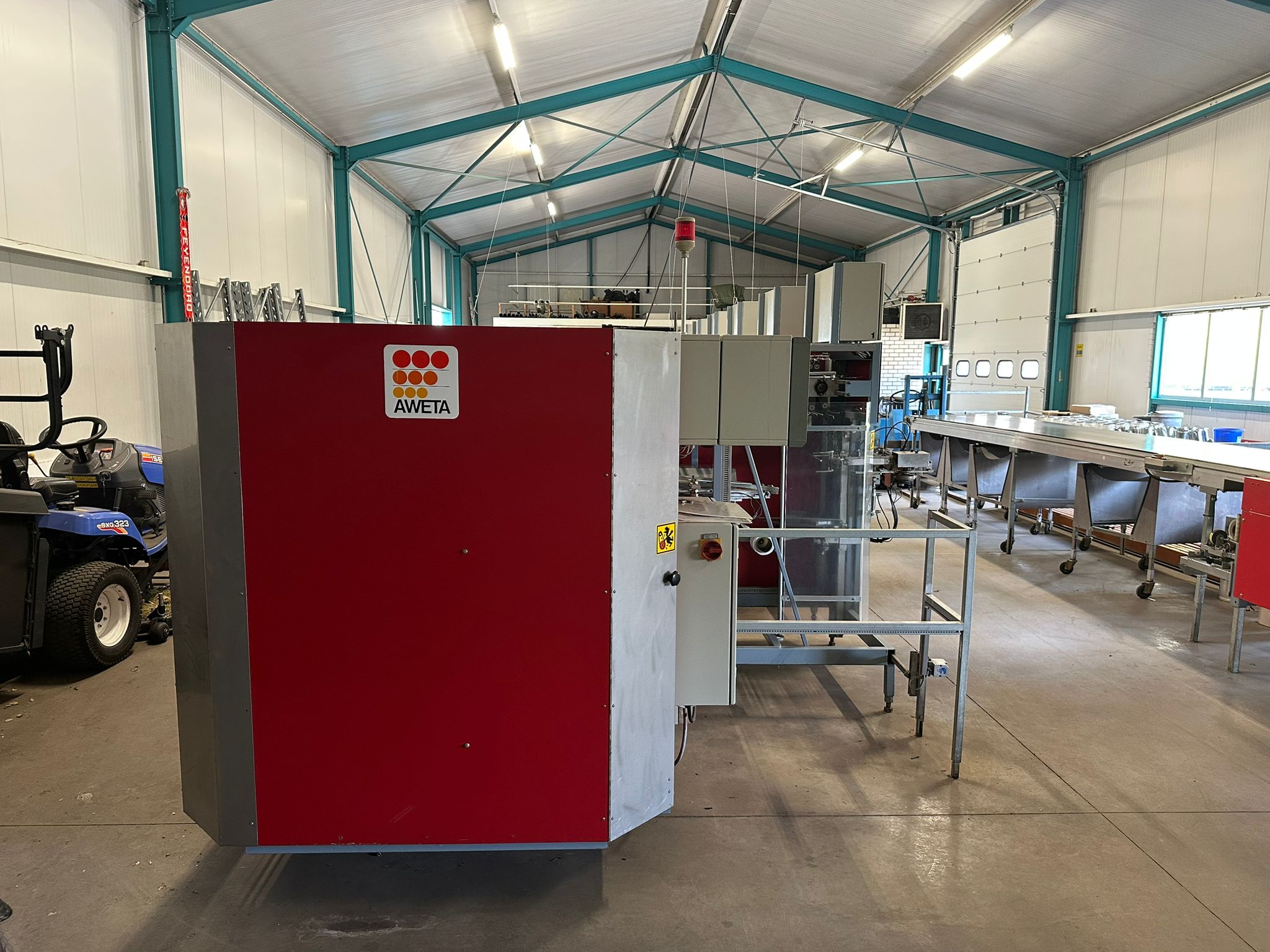 Aweta rozensorteermachine incl. sealer