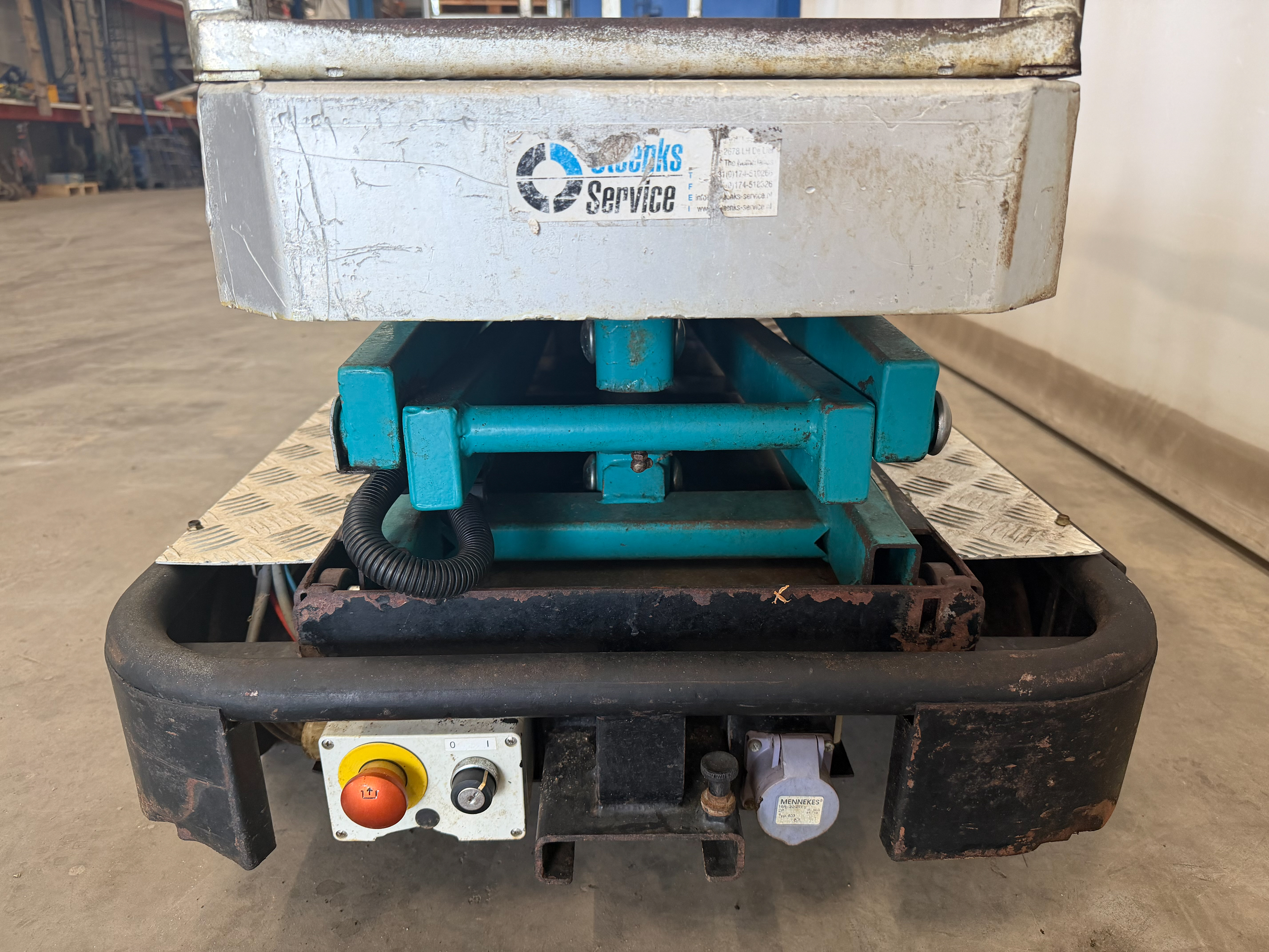 Berg buisrail hoogwerker