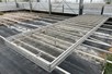 Aluminium mobile containers with mesh bottom