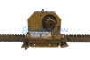 Lock rack pinion mechanisms