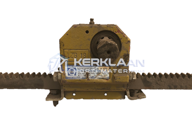Lock rack pinion mechanisms