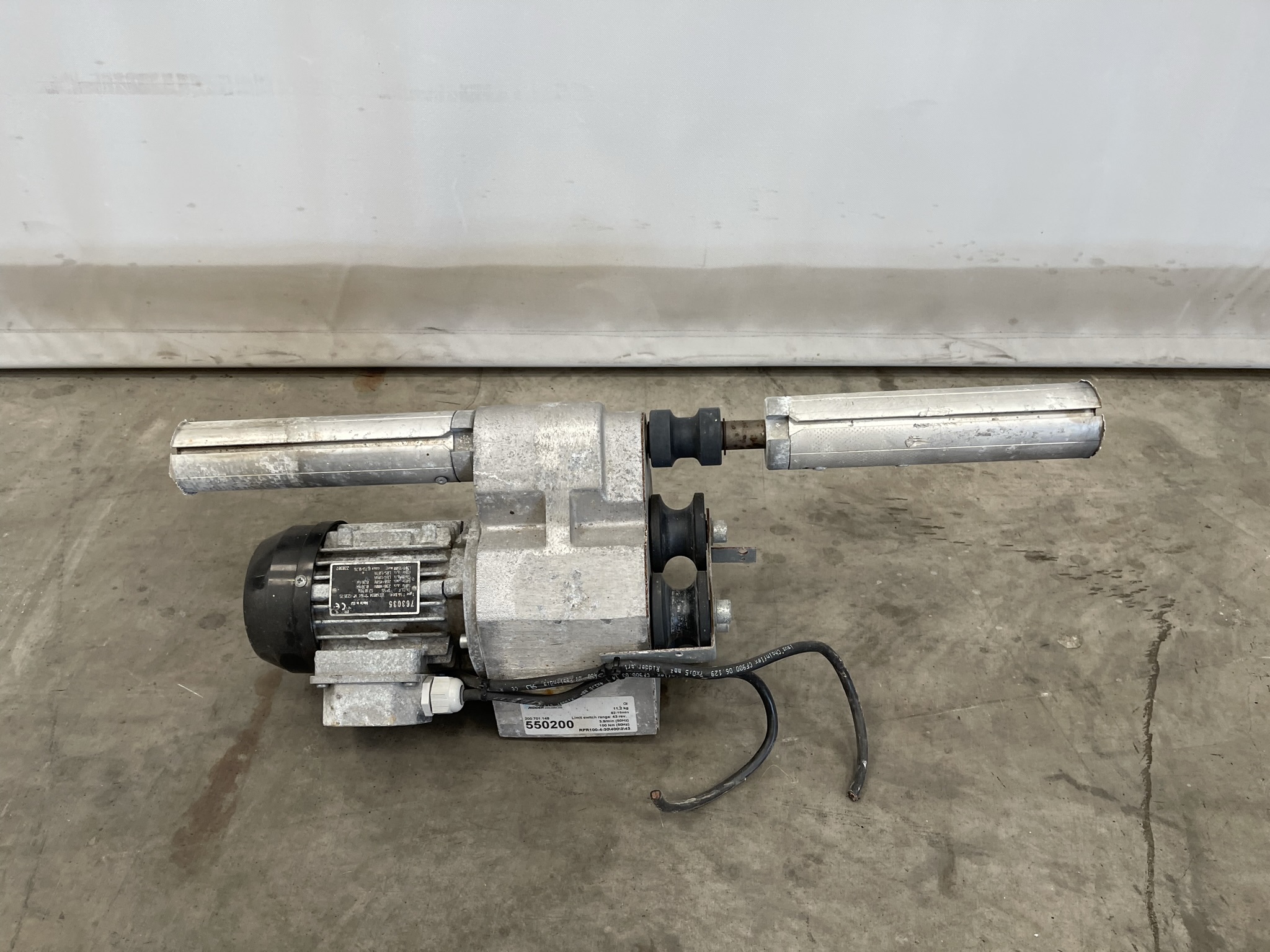 Ridder roller screen motors