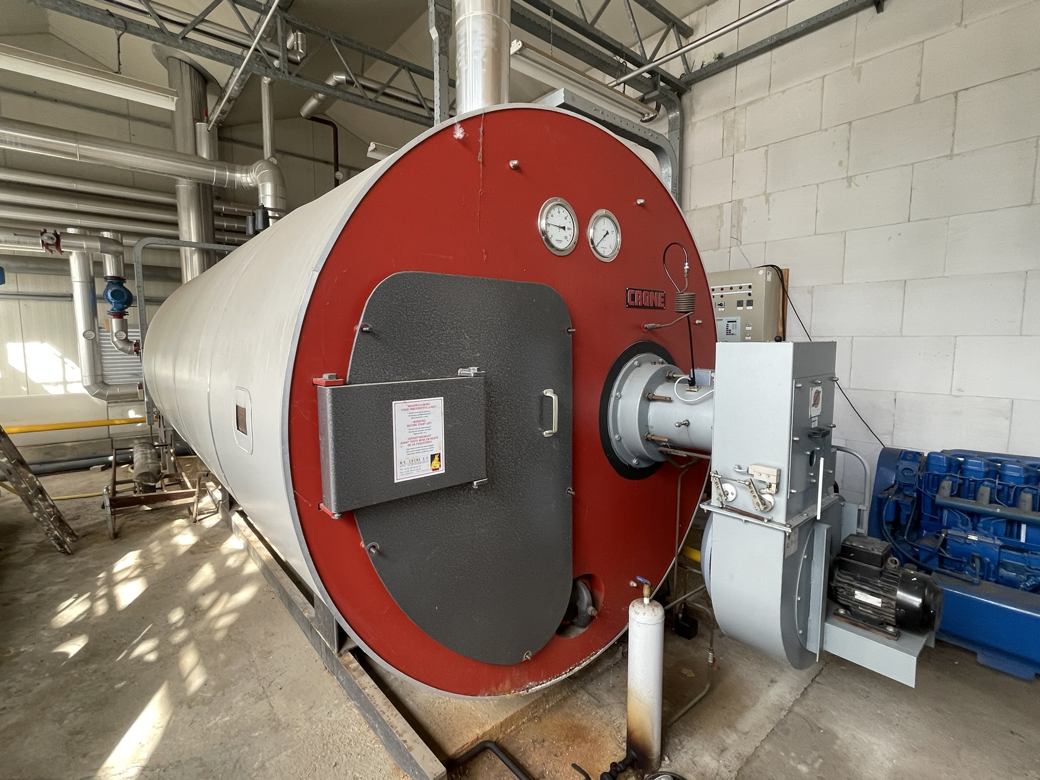 Crone boiler installation