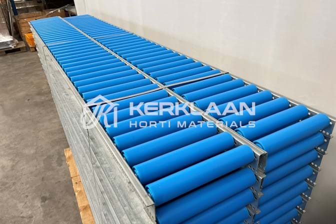 Roller conveyor belts