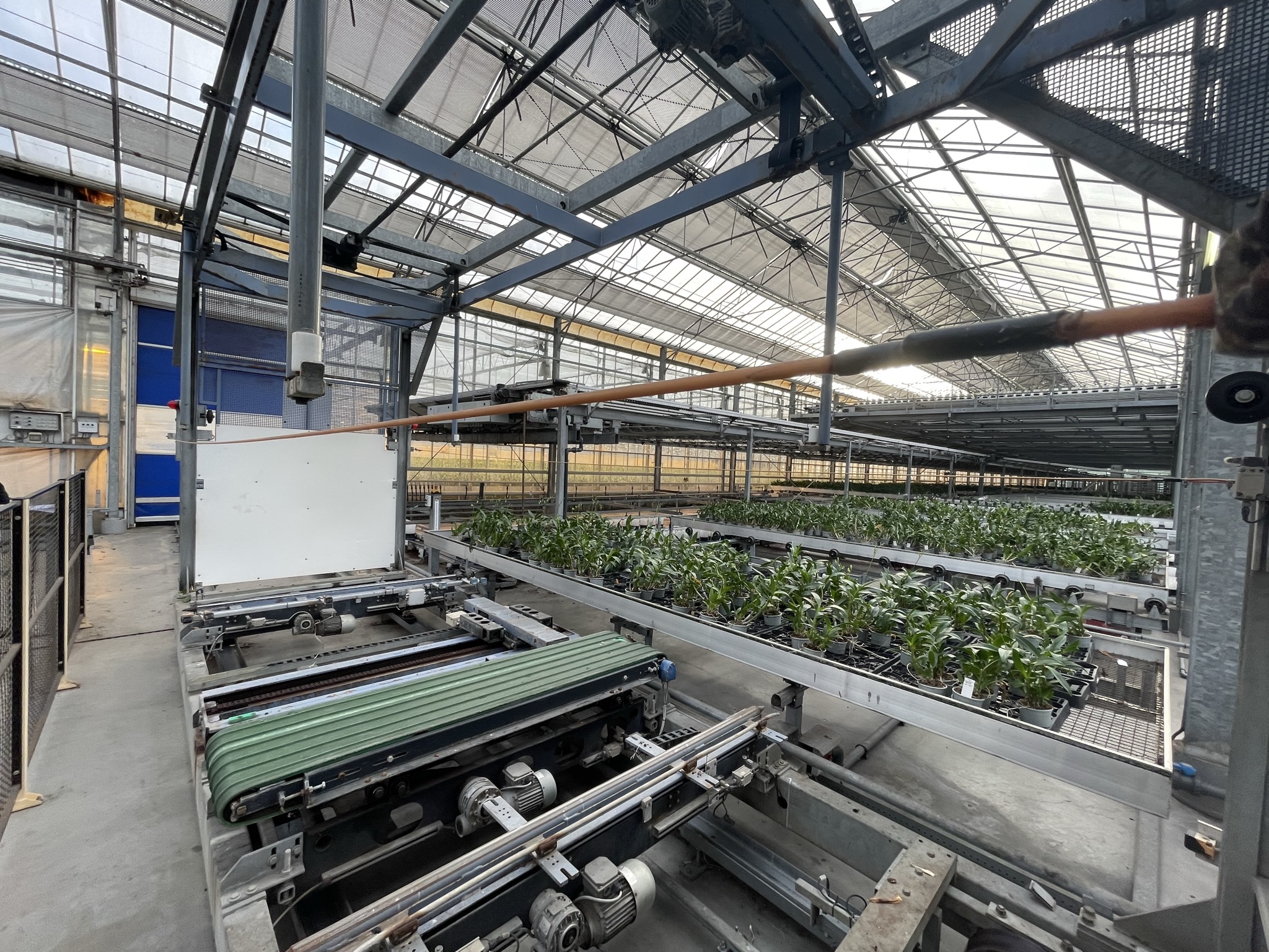 Automatic container transporter