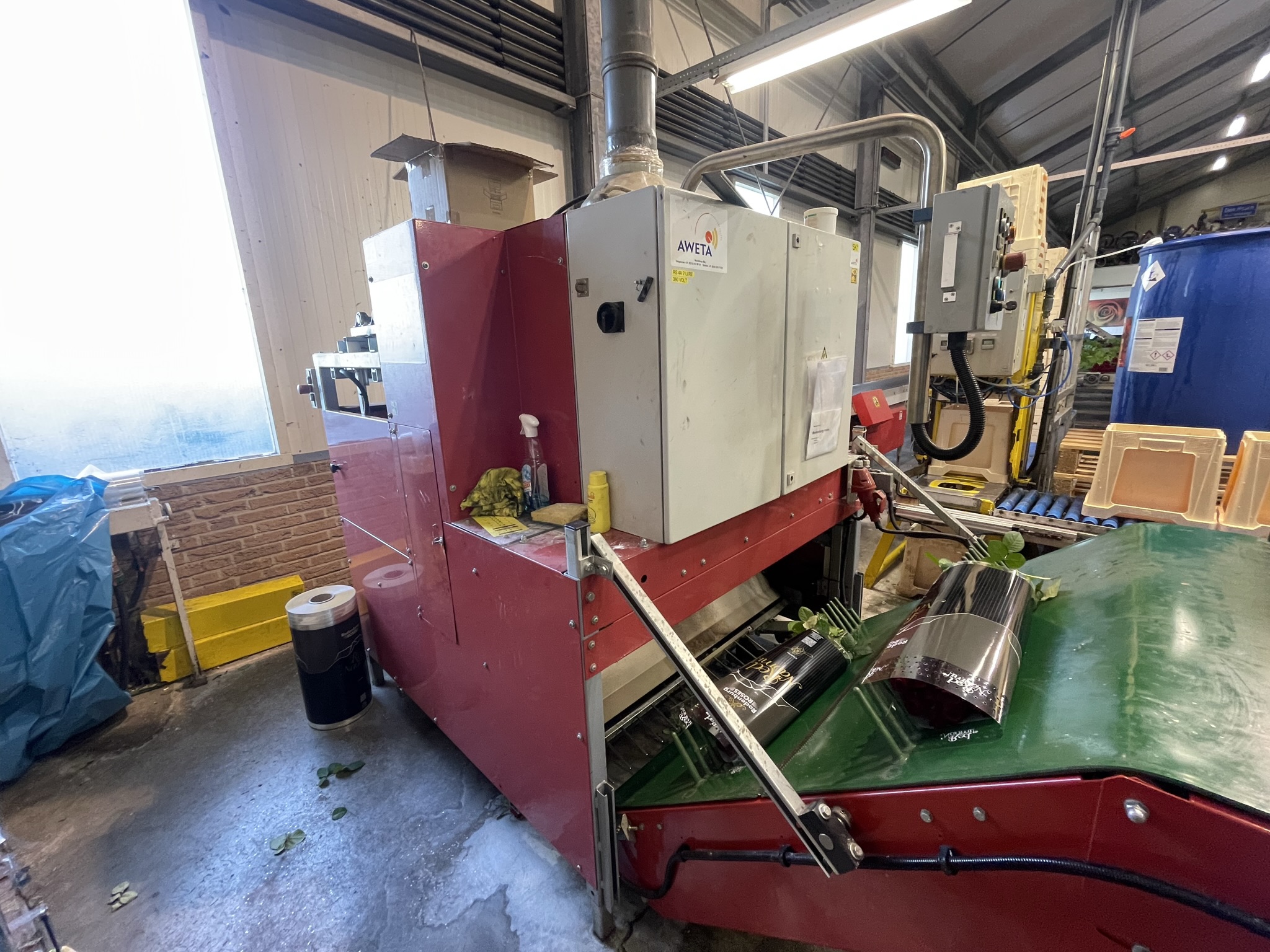 Aweta rozensorteermachine incl. IRISS sorteer systeem & sealer