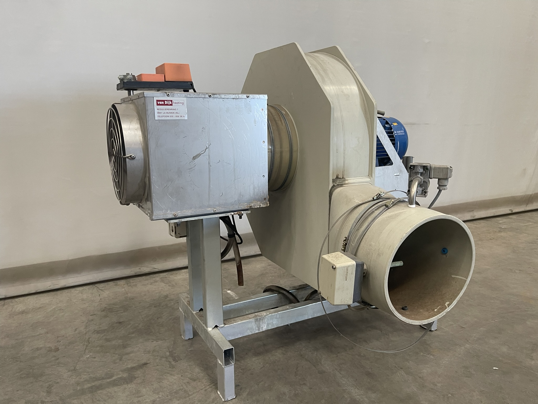 CO² ventilator 2,2 kW van Dijk Heating