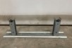 Pipe rail supports clamped 150 mm
