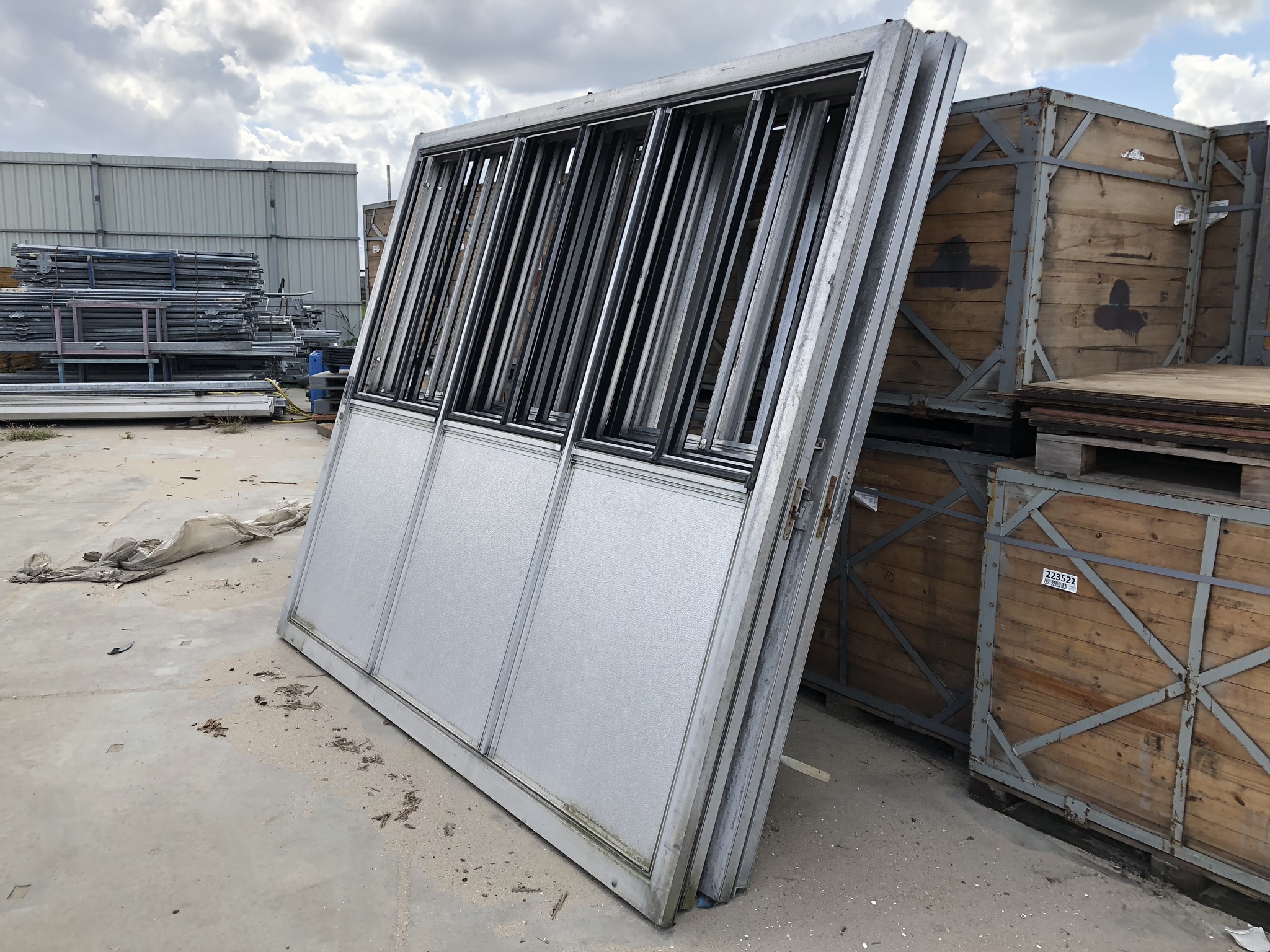 Several sliding doors