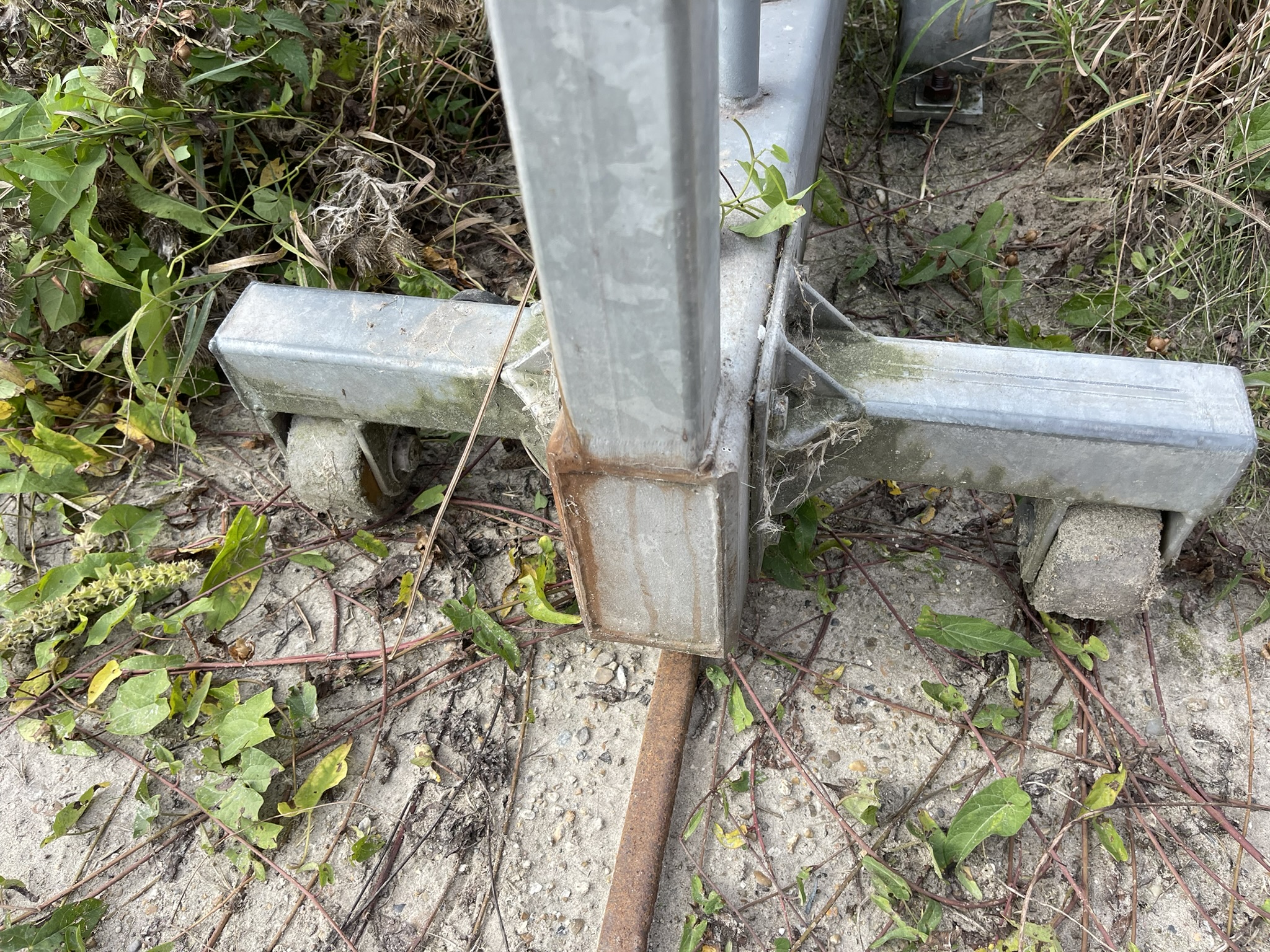 Double sliding gate 34,500 mm