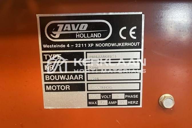 Javo potmachine voor Phaleanopsis