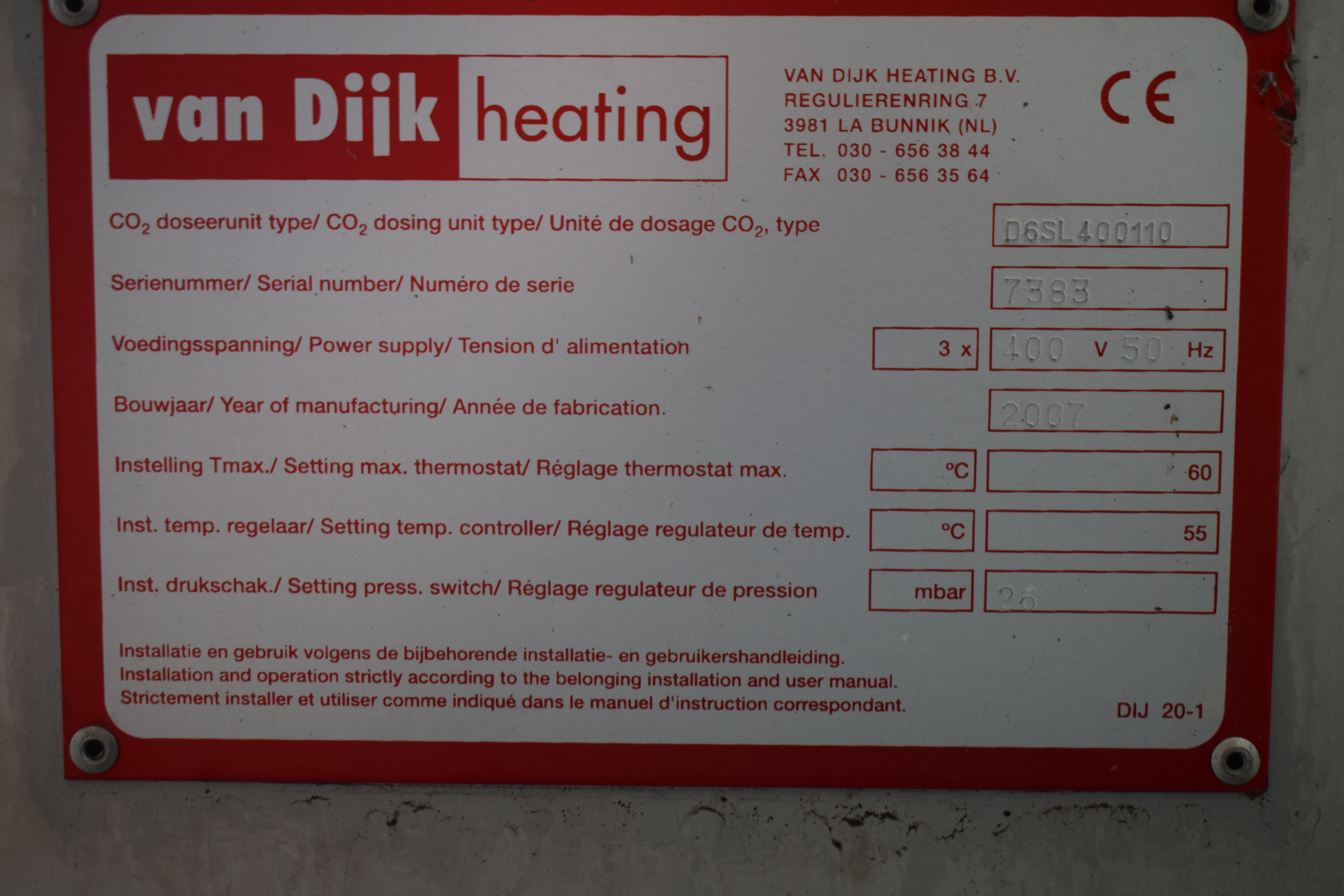 CO² ventilatoren 11 kW