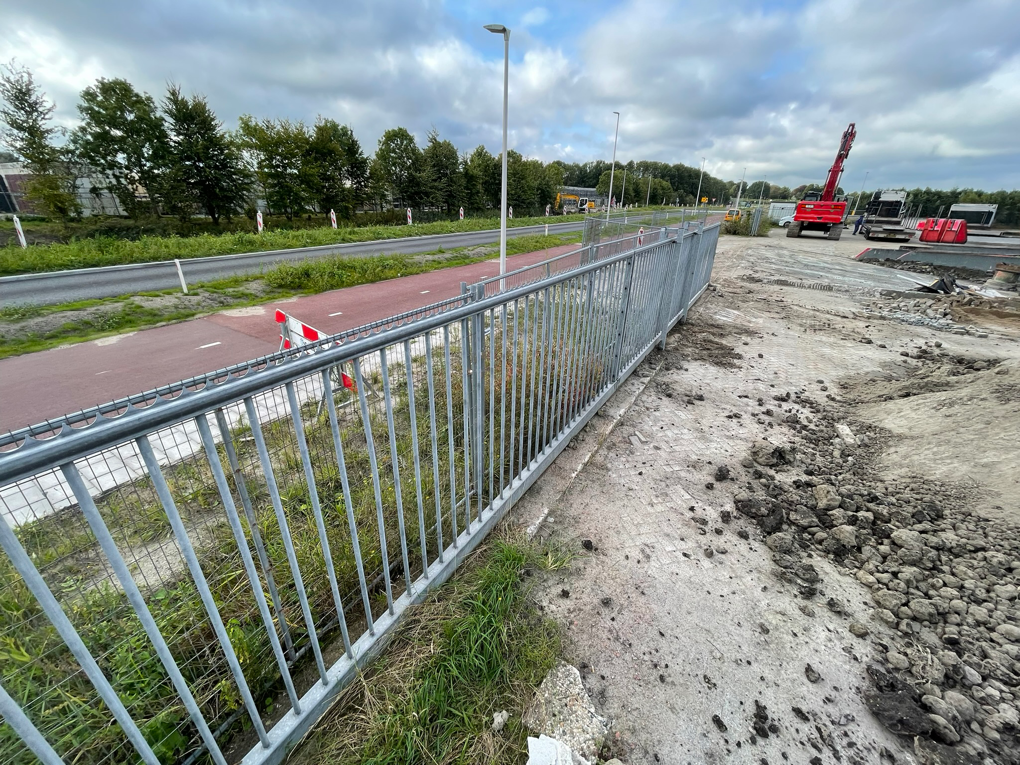 Double sliding gate 34,500 mm